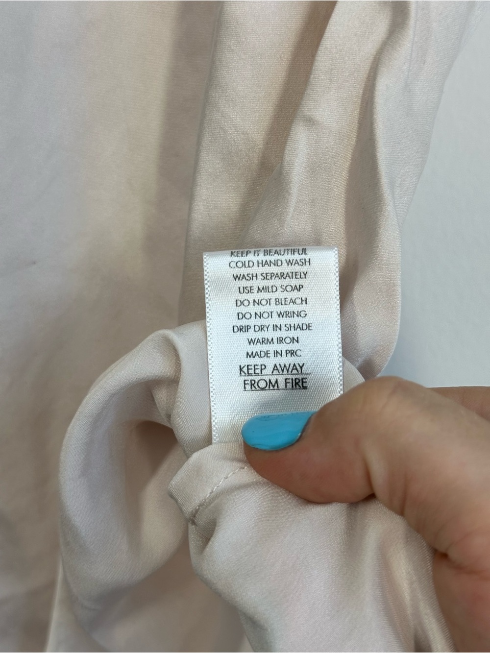 GINIA 100% Silk Camisole Tank Top Ivory Champagne AU 10 / US 6 - Picture 5 of 7